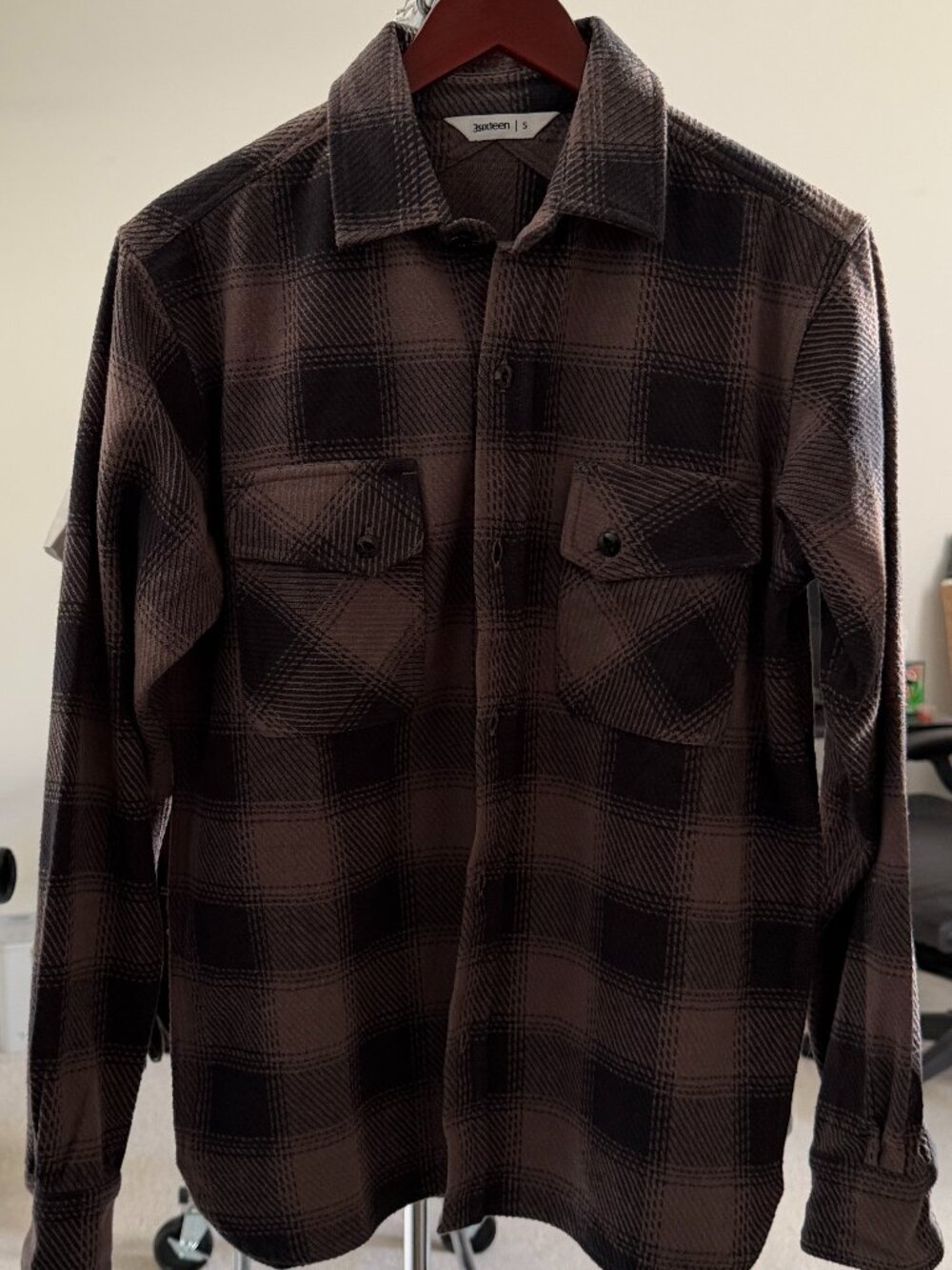 Crosscut Flannel Charcoal Twill Plaid